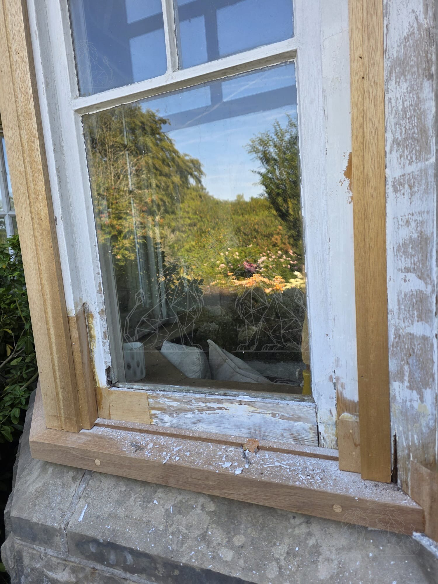 Replacement timber installation